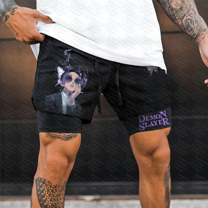 Unisex  “Demon Slayer” Casual Anime Streetwear Shorts
