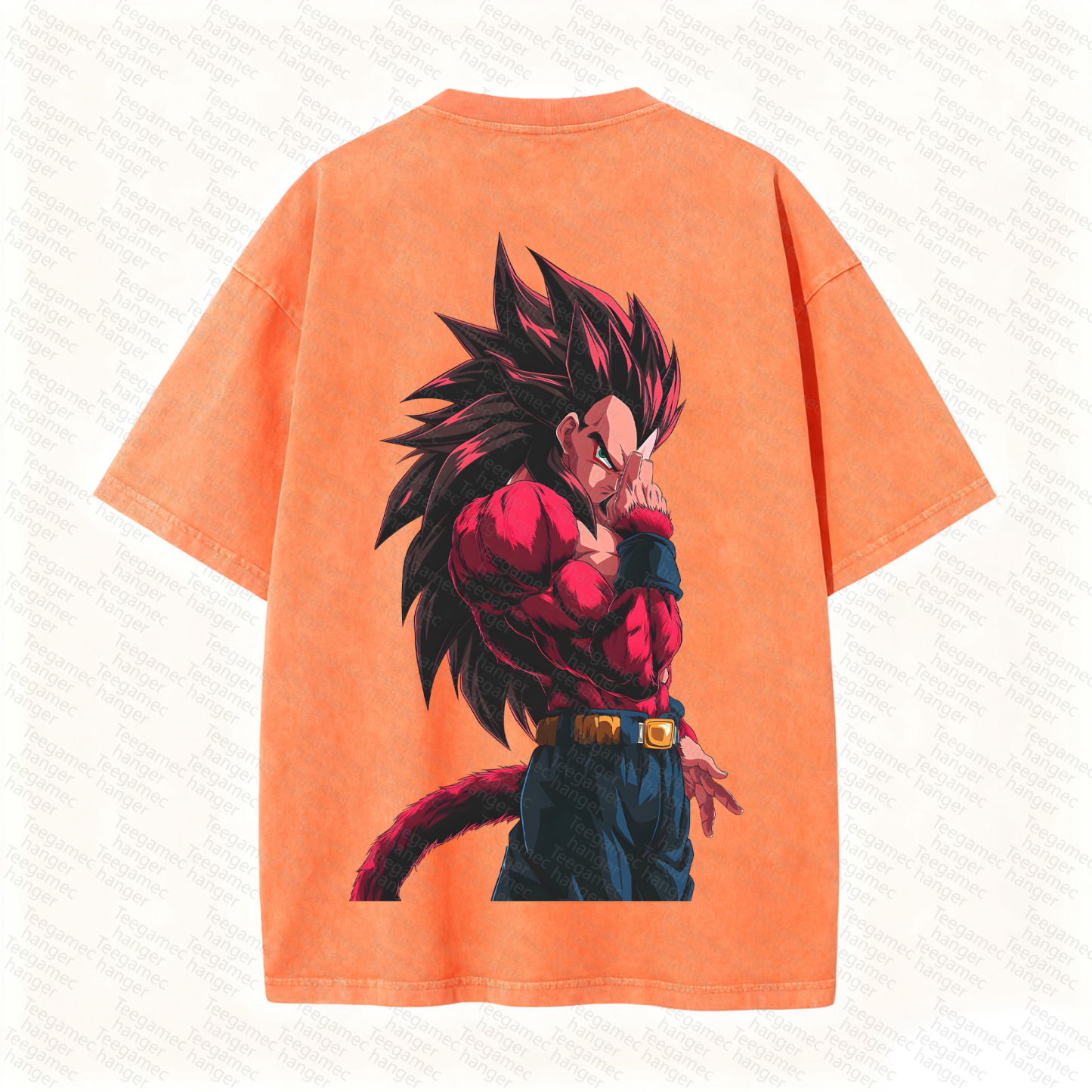 Unisex High Quality Inspired Vintage Washed 3D Direct Injection T-Shirt