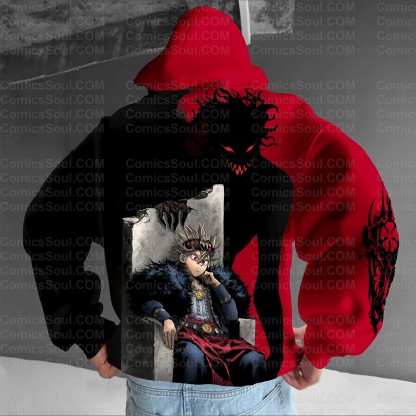 Plus Velvet Unisex Anime Graphic Streetwear Vintage Hoodie