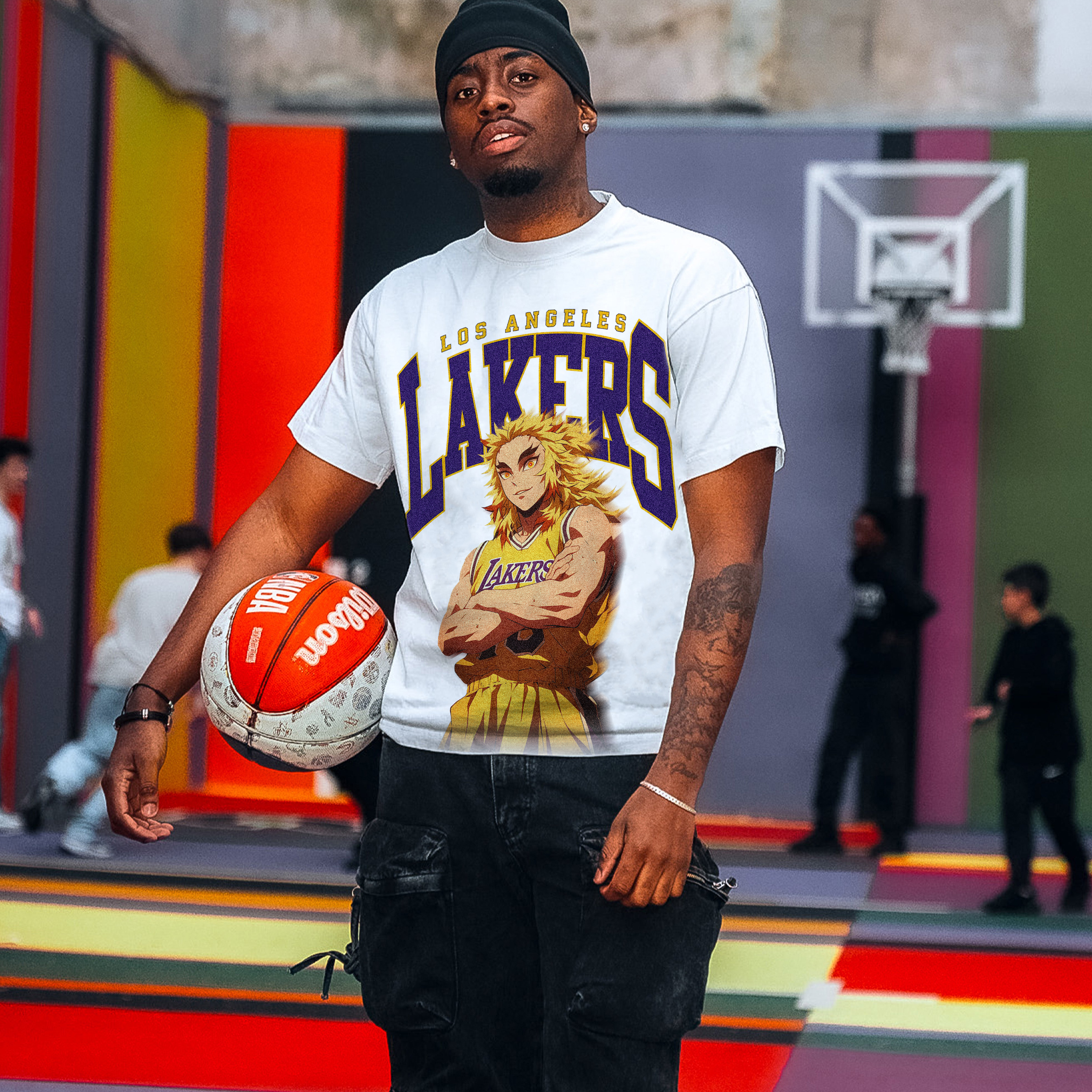 Unisex Vintage Tee丨 Lakers X One Piece Tee