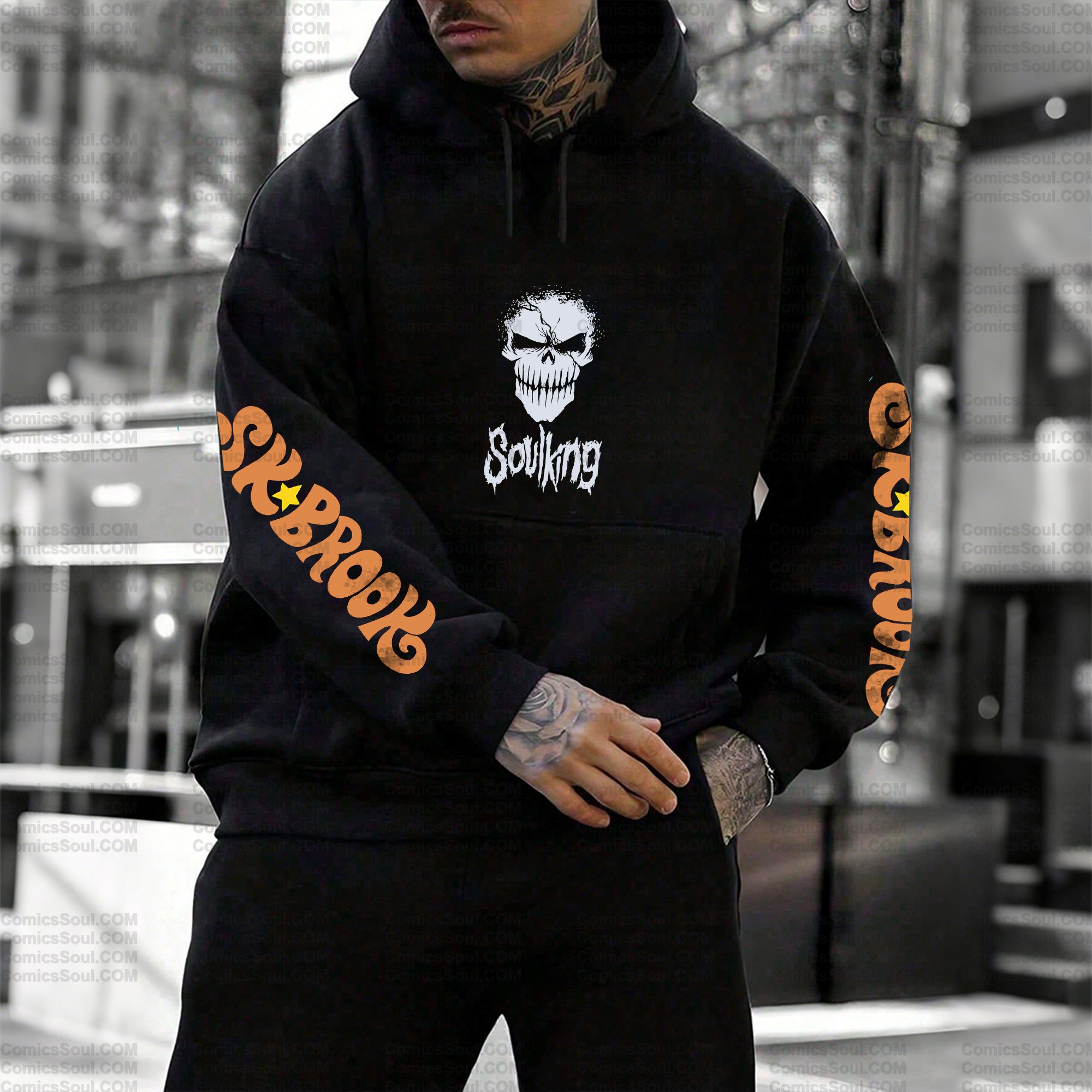 Unisex Graphic Streetwear Vintage Plush Hoodie