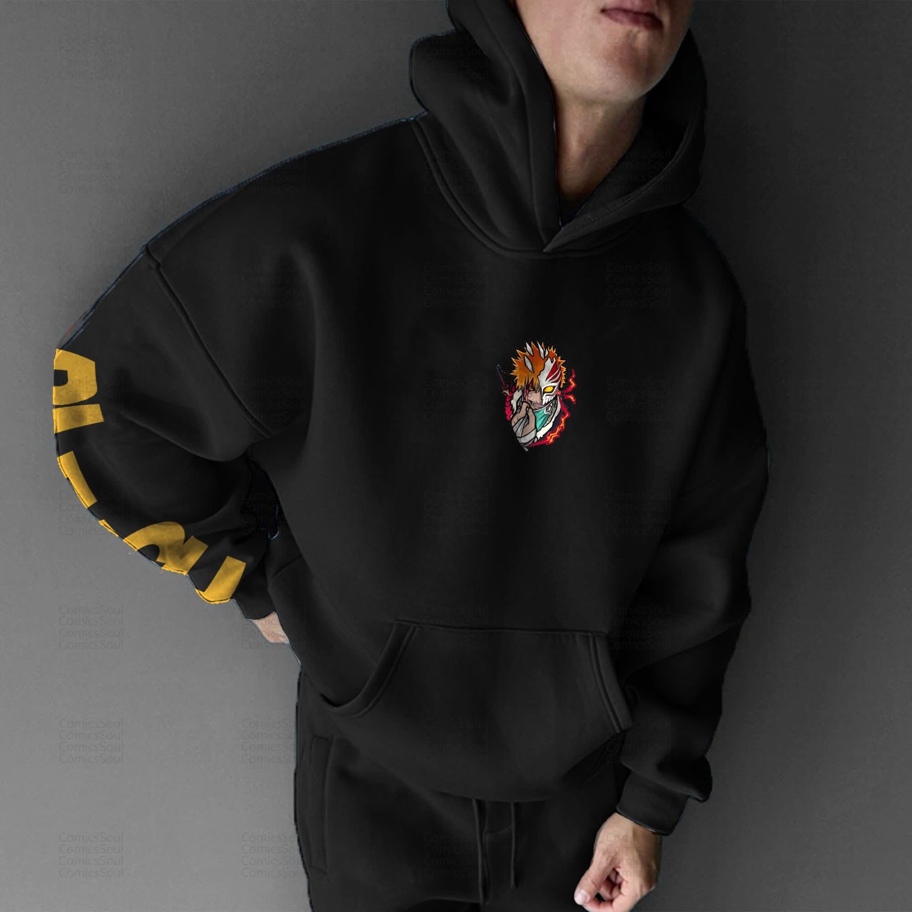 Unisex “Bleach” Anime Graphic Streetwear Vintage Hoodie