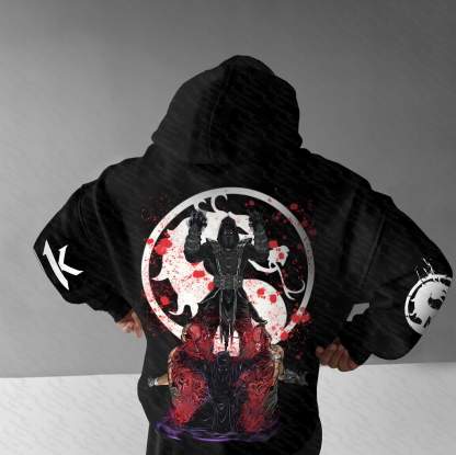 Unisex “Mortal Kombat” Anime Graphic Streetwear Vintage Hoodie