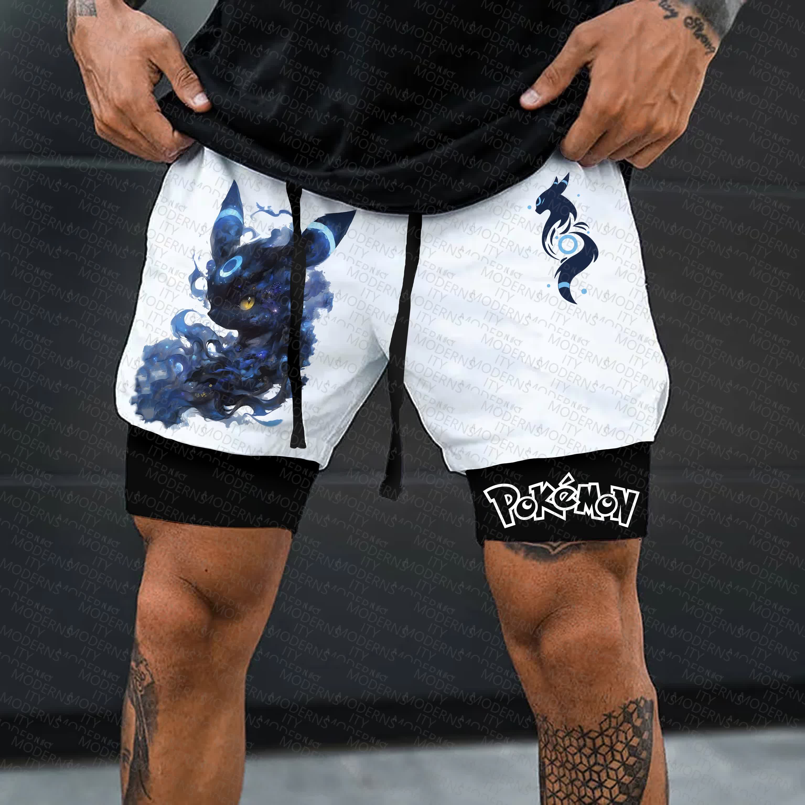 Unisex  “Pokémon” Casual Anime Streetwear Shorts