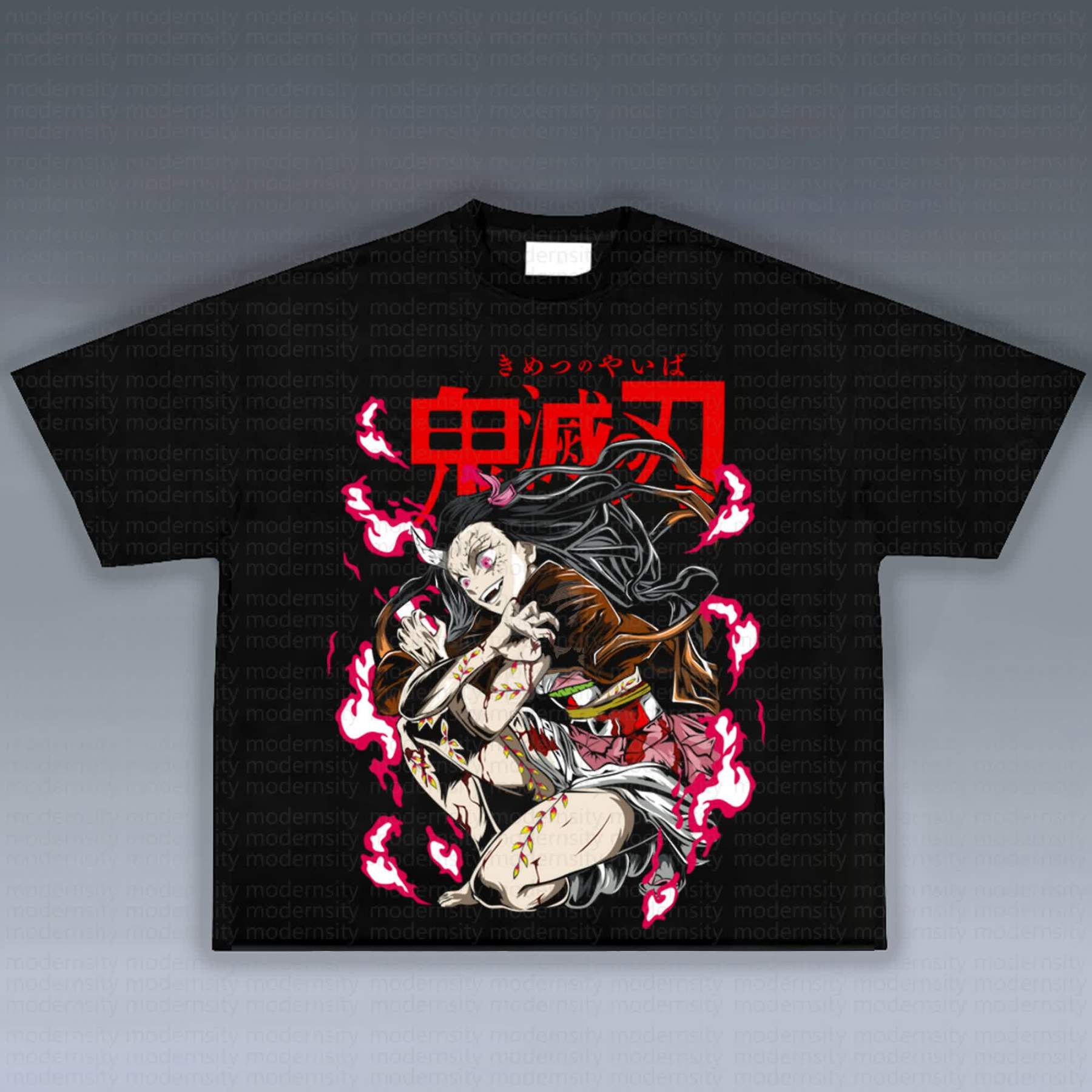 Unisex Anime Inspired Vintage T-Shirt丨Demon Slayer X Pokémon