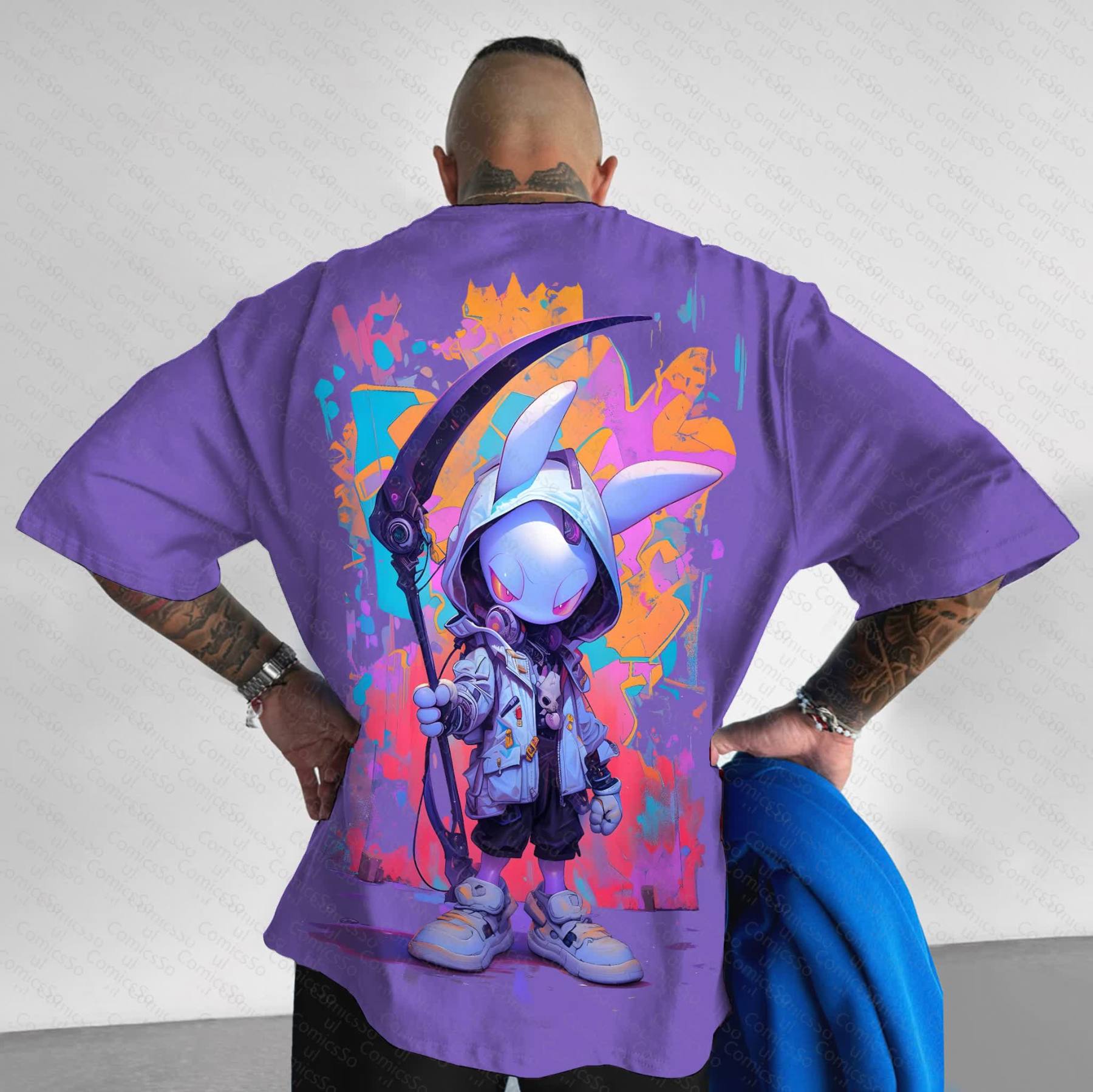 Unisex Anime Inspired Vintage T-Shirt