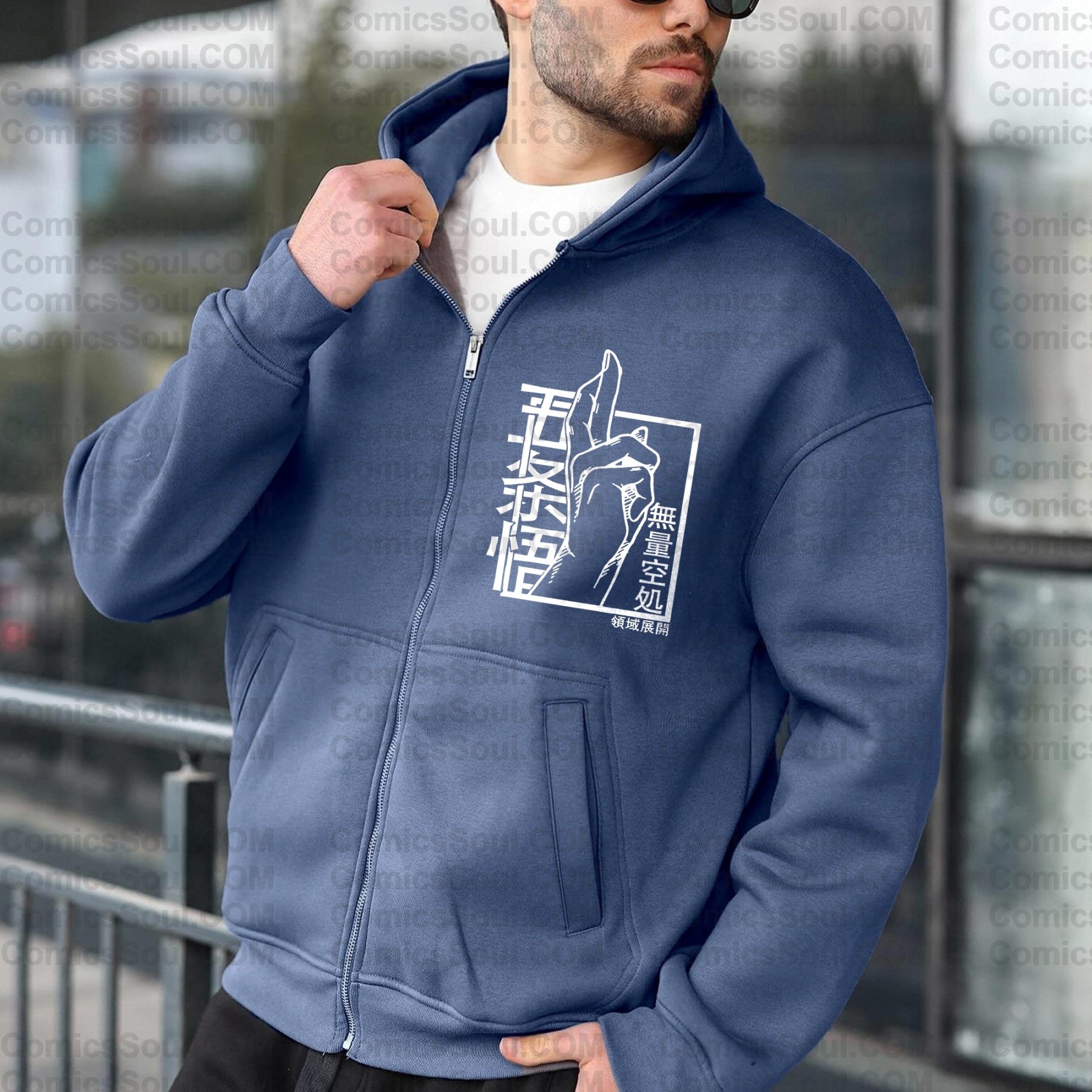 Unisex Graphic Streetwear Vintage Zipper Cardigan Plush Hoodie