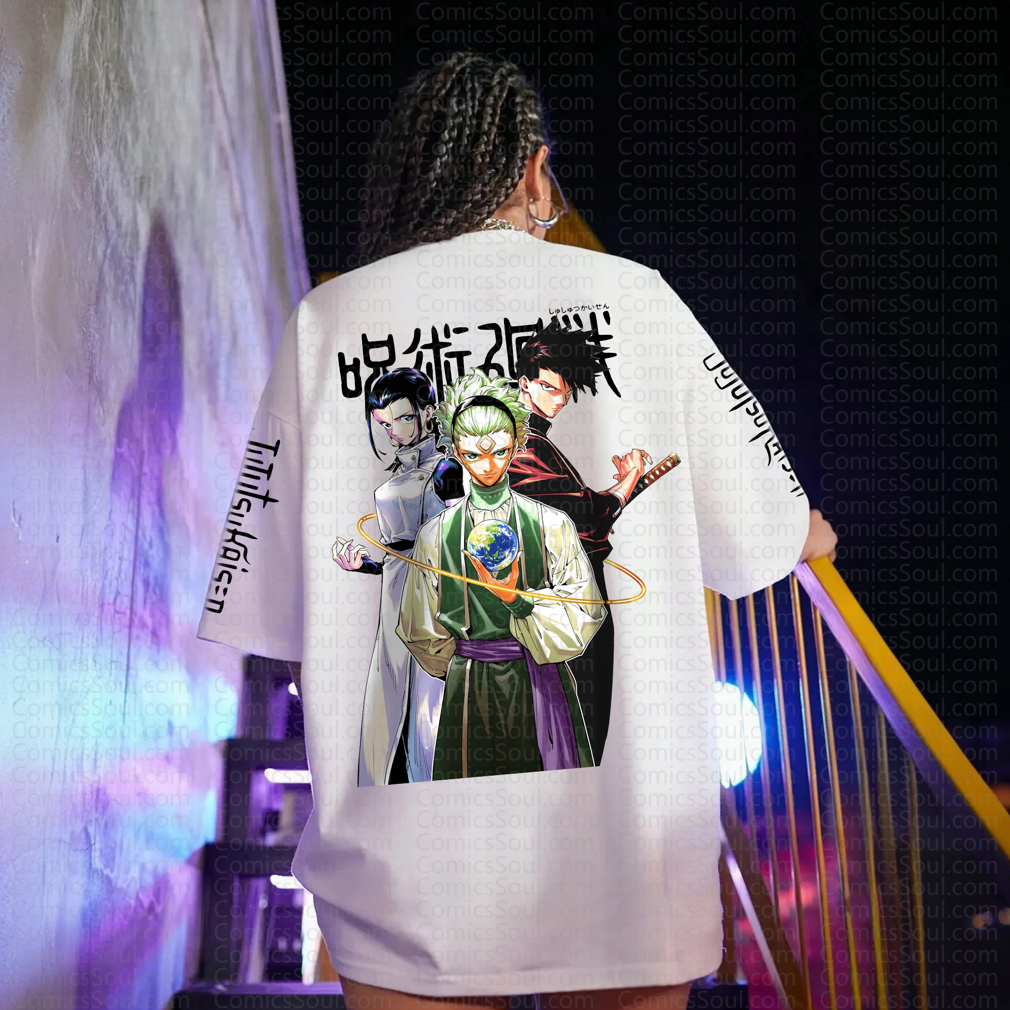 "Jujutsu Kaisen" Unisex Anime Inspired Vintage T-Shirt