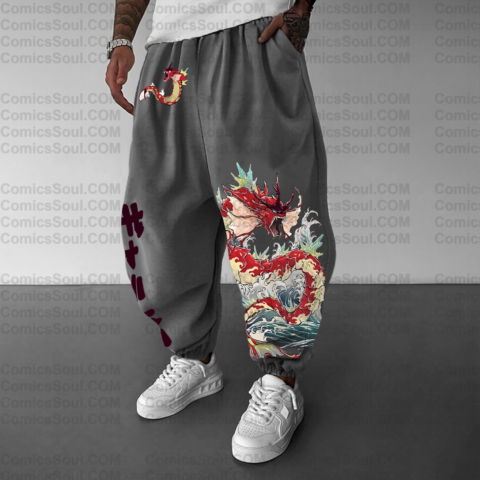 Unisex Anime Inspired Vintage Plush Pants