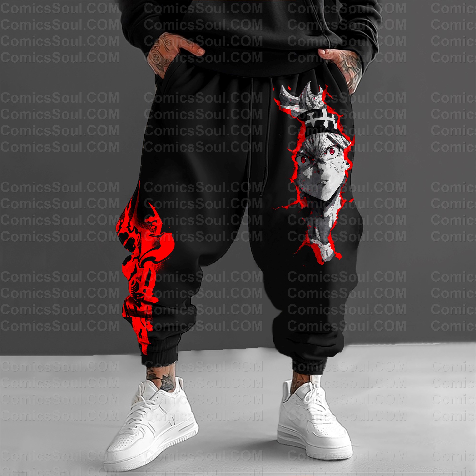 Unisex Anime Inspired Vintage Plush Pants