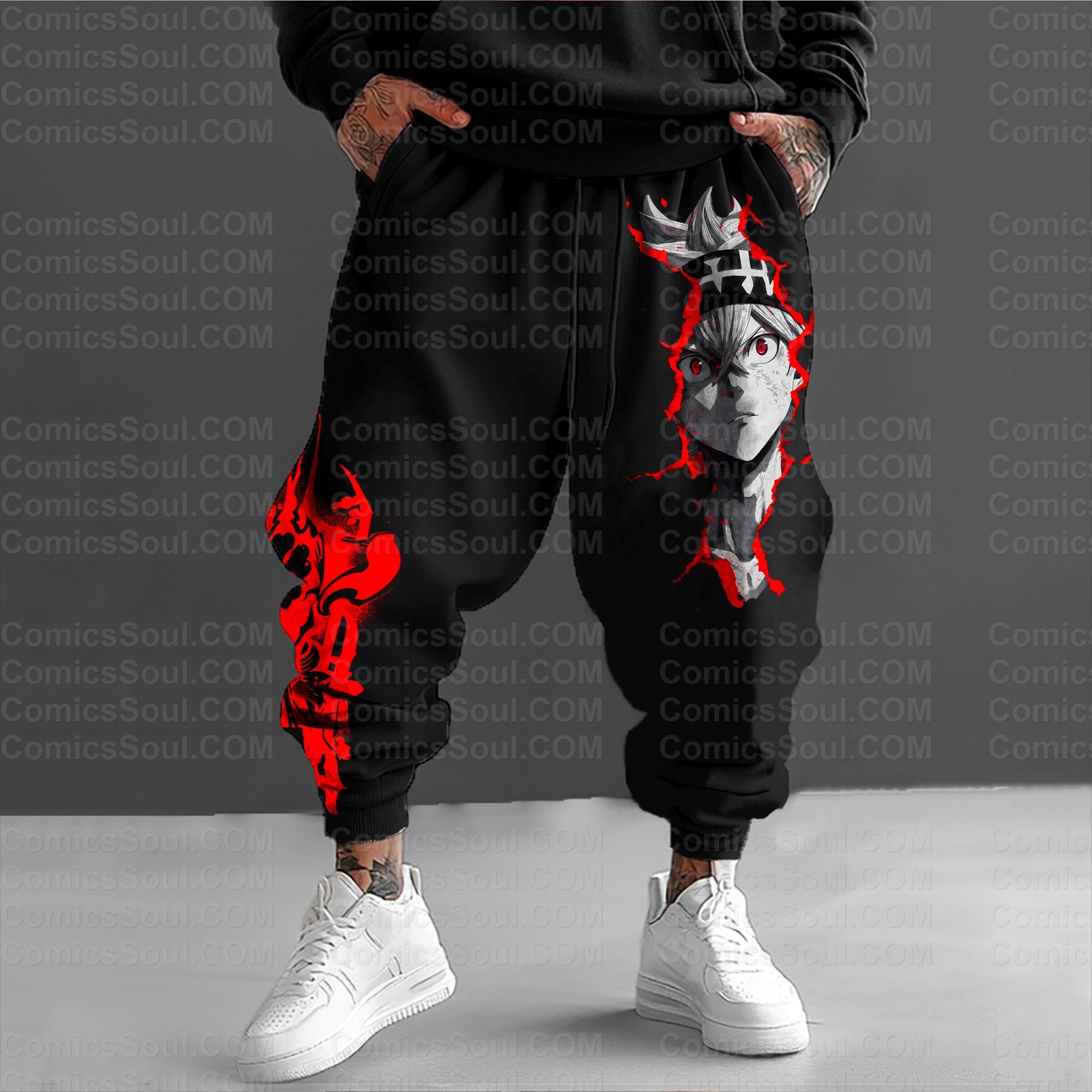 Unisex Anime Inspired Vintage Plush Pants