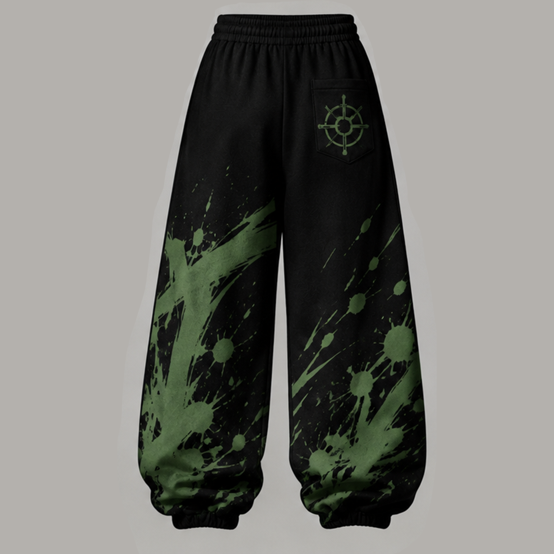 One Piece Cropped Long Sleeve Hoodie & High Waist Jogger Pants Two Piece