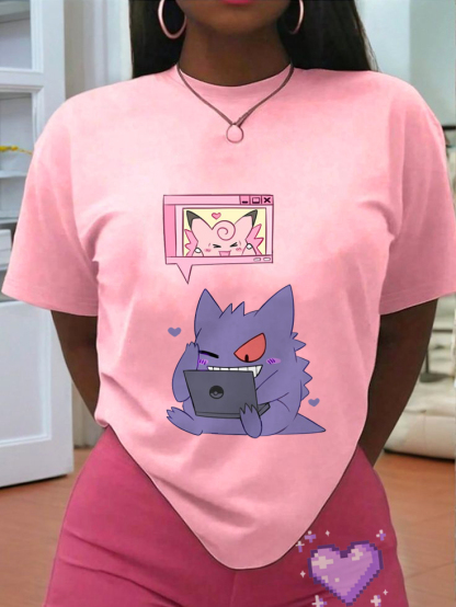 Unisex "Pokémon" Anime Inspired Vintage T-Shirt