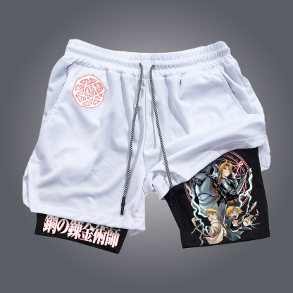 Unisex  “Fullmetal Alchemist” Casual Anime Streetwear Shorts