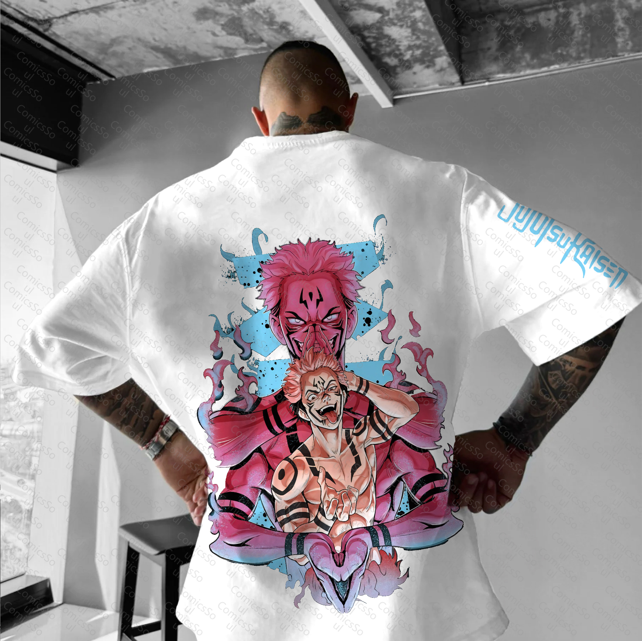 Unisex  " Jujutsu Kaisen " Anime Inspired Vintage T-Shirt