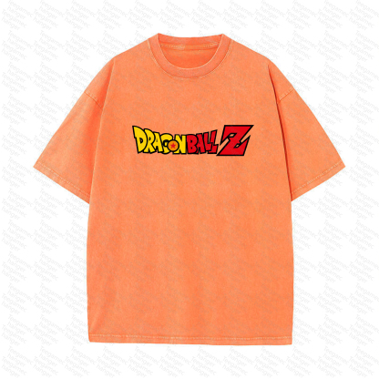 Unisex High Quality Inspired Vintage Washed 3D Direct Injection T-Shirt