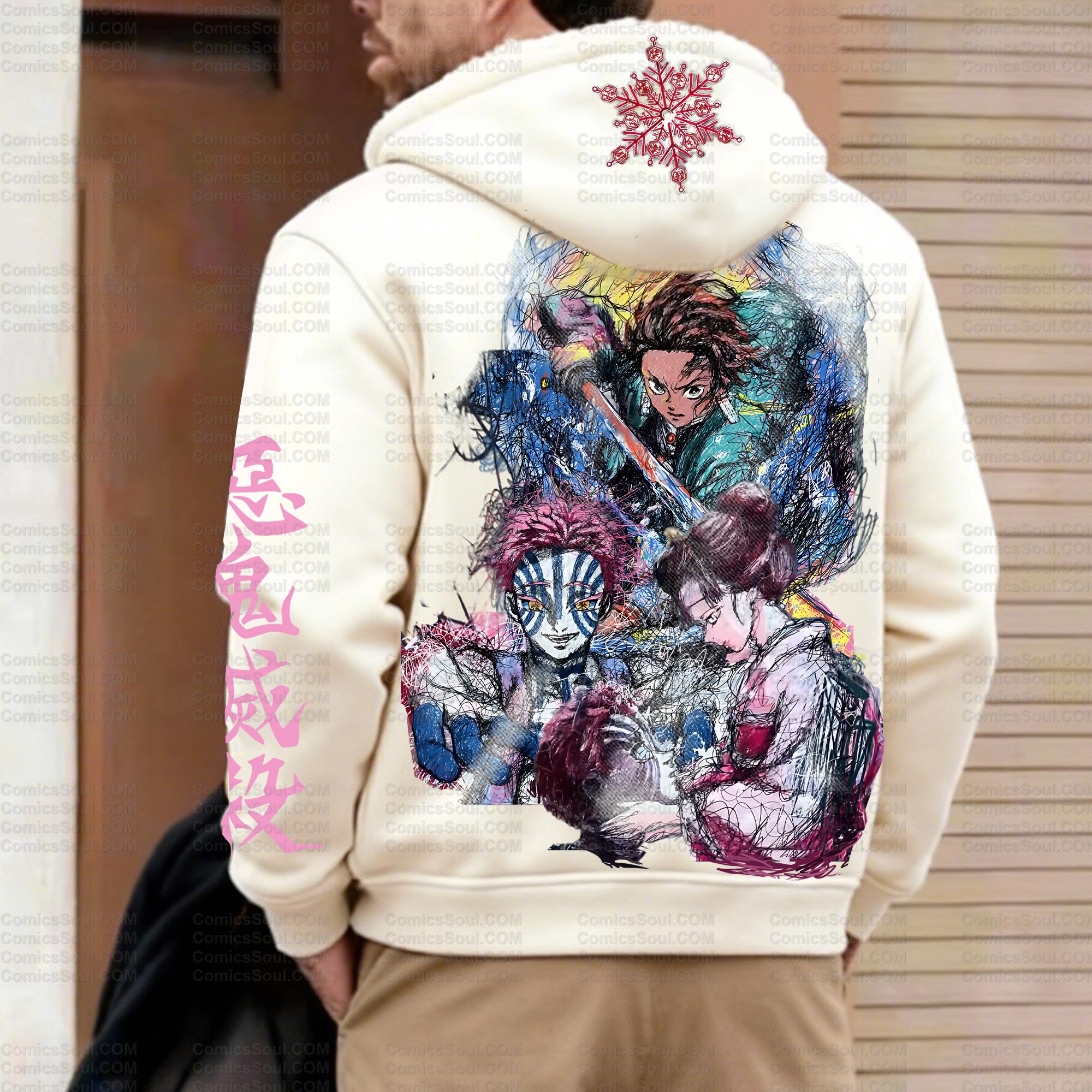 Unisex Graphic Streetwear Vintage Zipper Cardigan Plush Hoodie