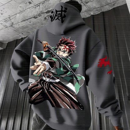 Unisex Graphic Streetwear Vintage Plush Hoodie