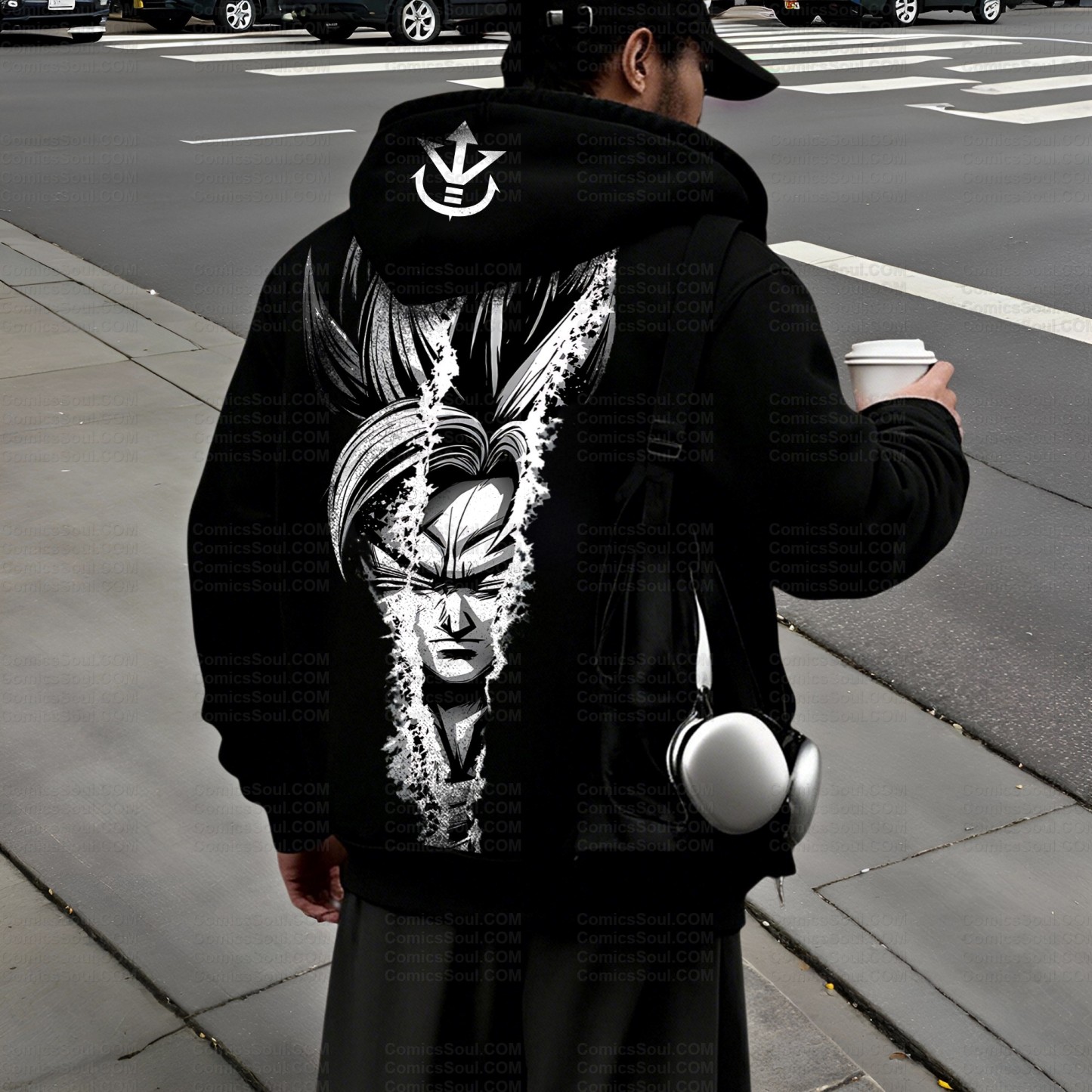 Unisex Graphic Streetwear Vintage Zipper Cardigan Plush Hoodid