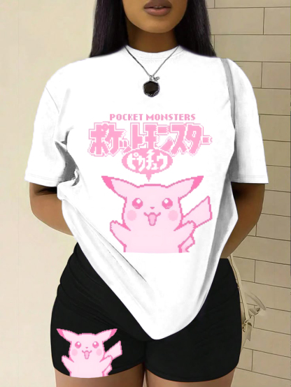Unisex "Pokémon" Anime Inspired Vintage T-Shirt