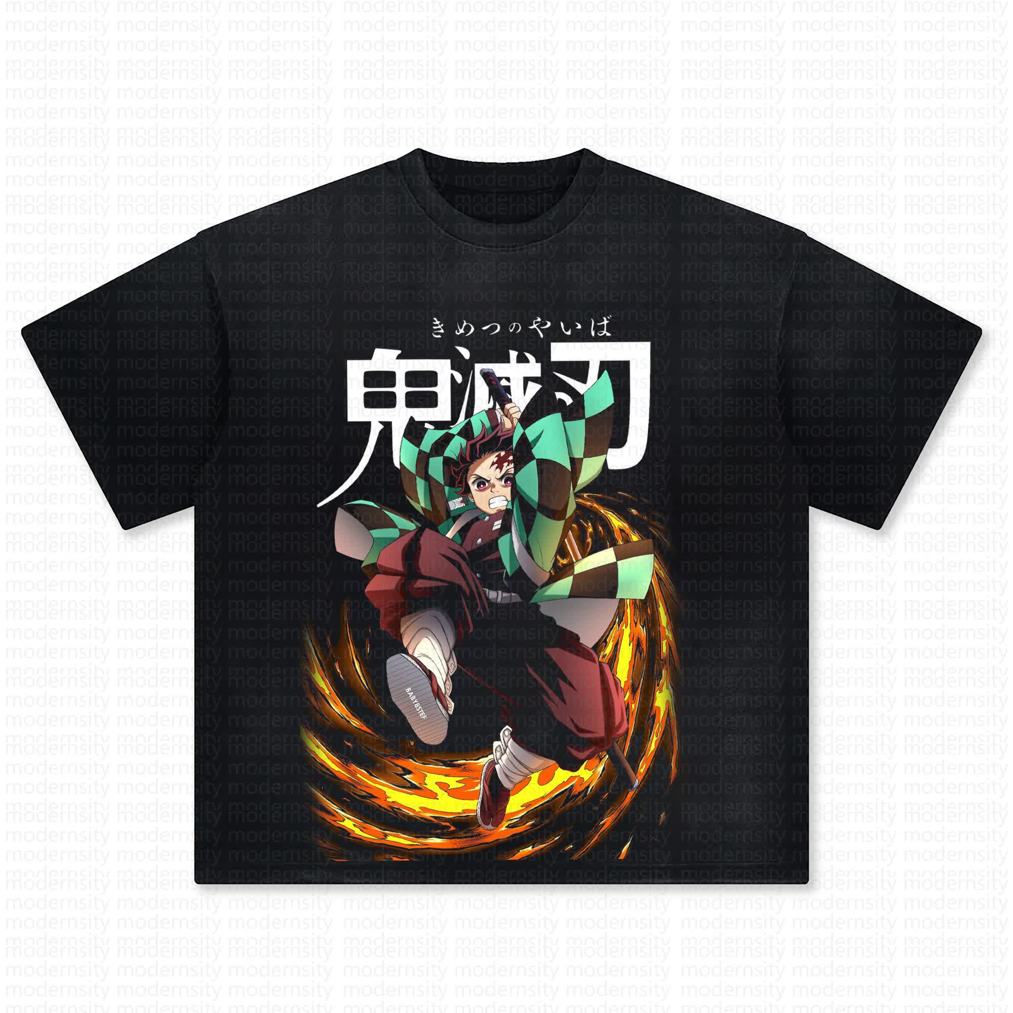 Unisex Anime Inspired Vintage T-Shirt丨Demon Slayer