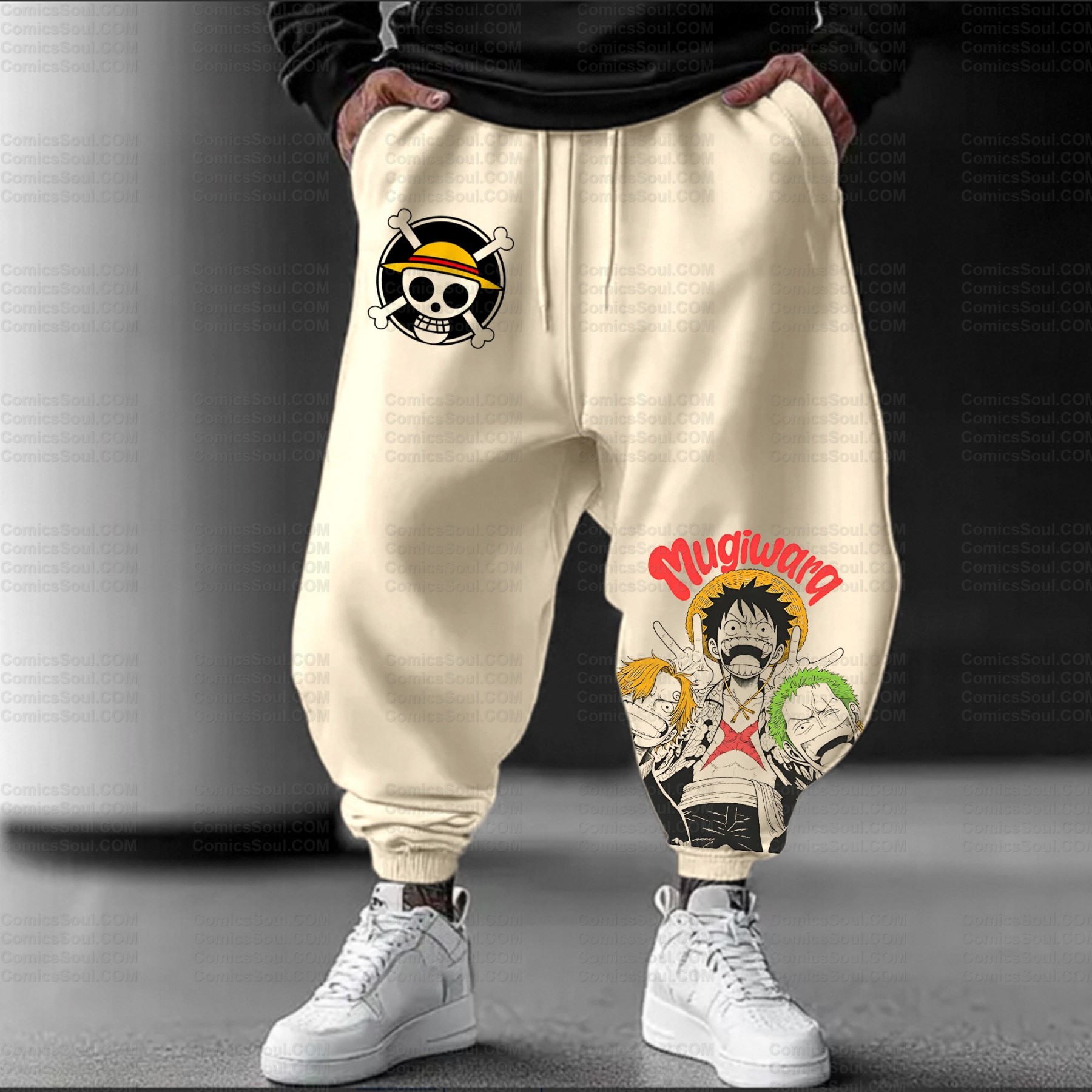 Unisex Anime Inspired Vintage Plush Pants