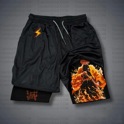 Unisex “ Demon slayer” Casual Streetwear Shorts