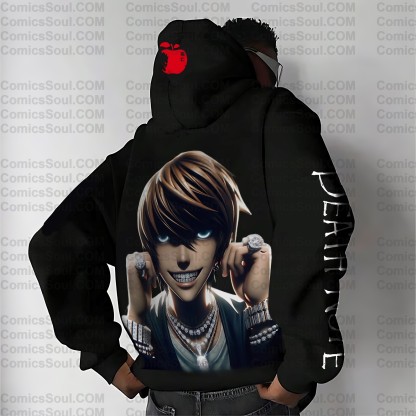 Unisex Anime Graphic Streetwear Wintage Plush Hoodie