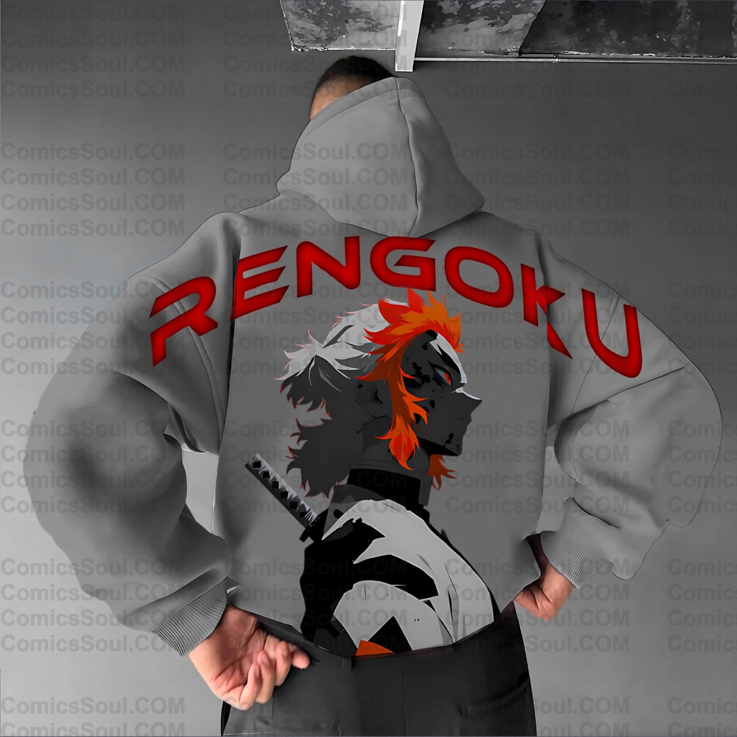 Unisex Anime Graphic Streetwear Vintage Hoodie