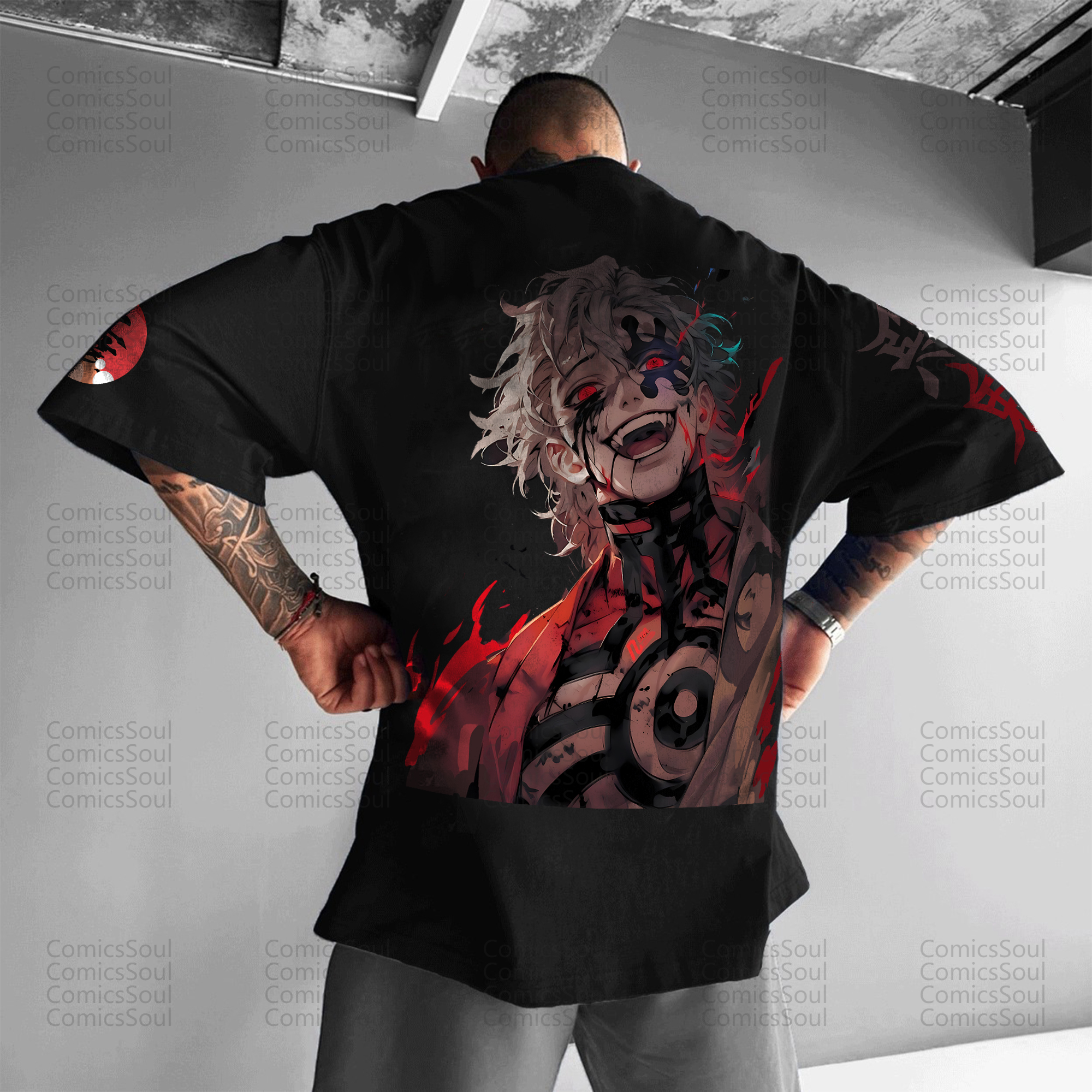 Unisex  " Demon slayer " Anime Inspired Vintage T-Shirt