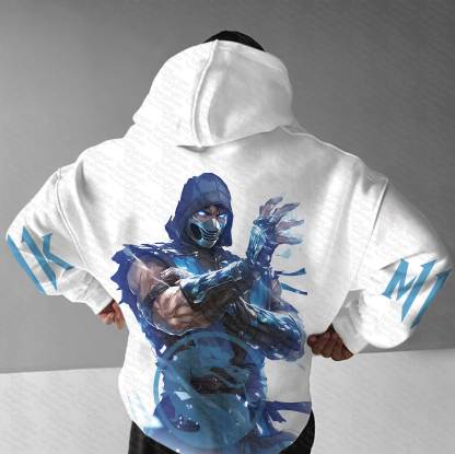 Unisex “Mortal Kombat”  Graphic Streetwear Vintage Hoodie
