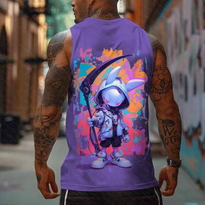 Unisex  “Pokémon” Casual Anime  Tank Top