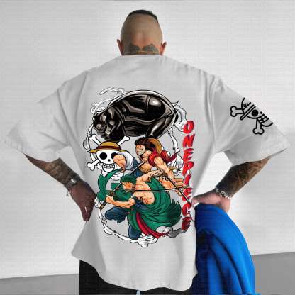 Unisex Anime Inspired Vintage T-Shirt丨One Piece