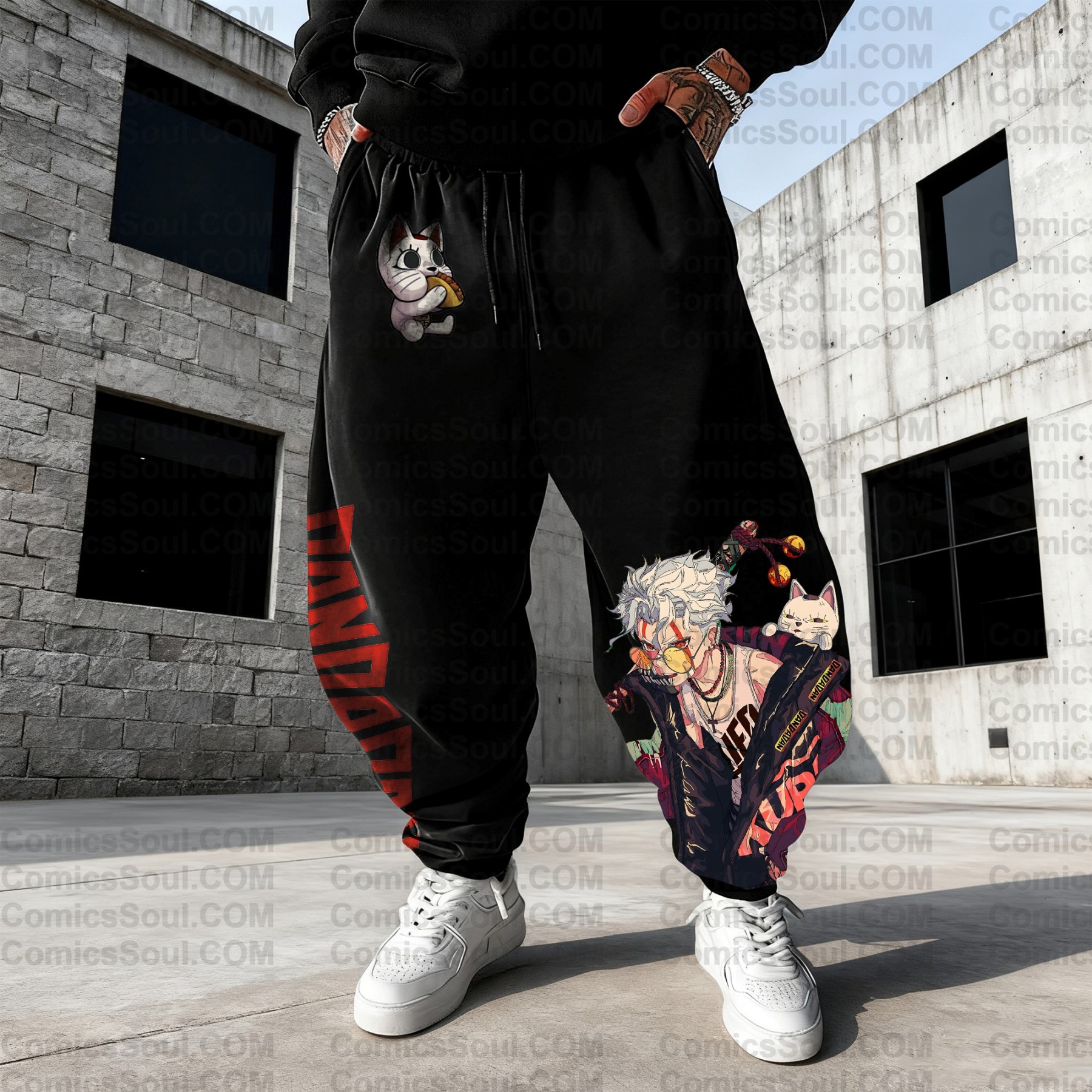 Unisex Casual Anime Streetwear Pants