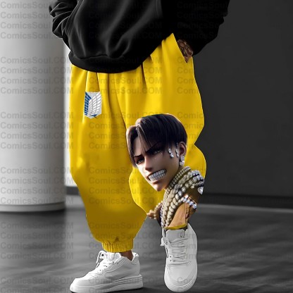 Unisex Anime Inspired Vintage Plush Pants