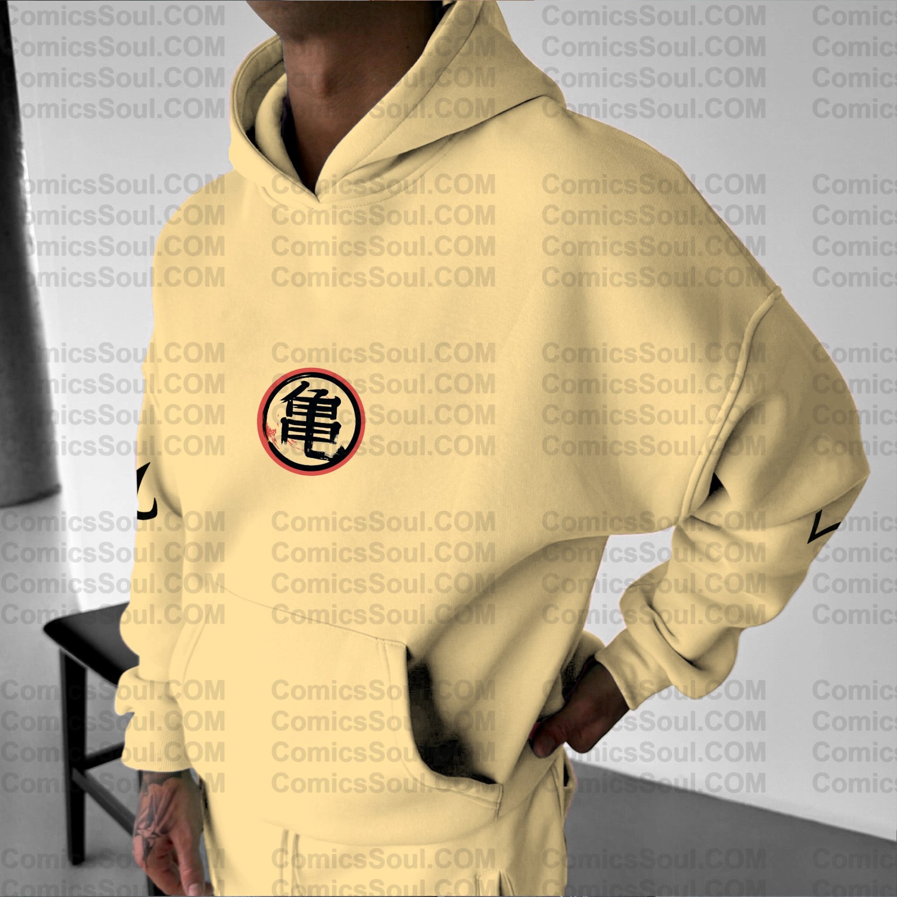 Plus Velvet Unisex Anime Graphic Streetwear Vintage Hoodie