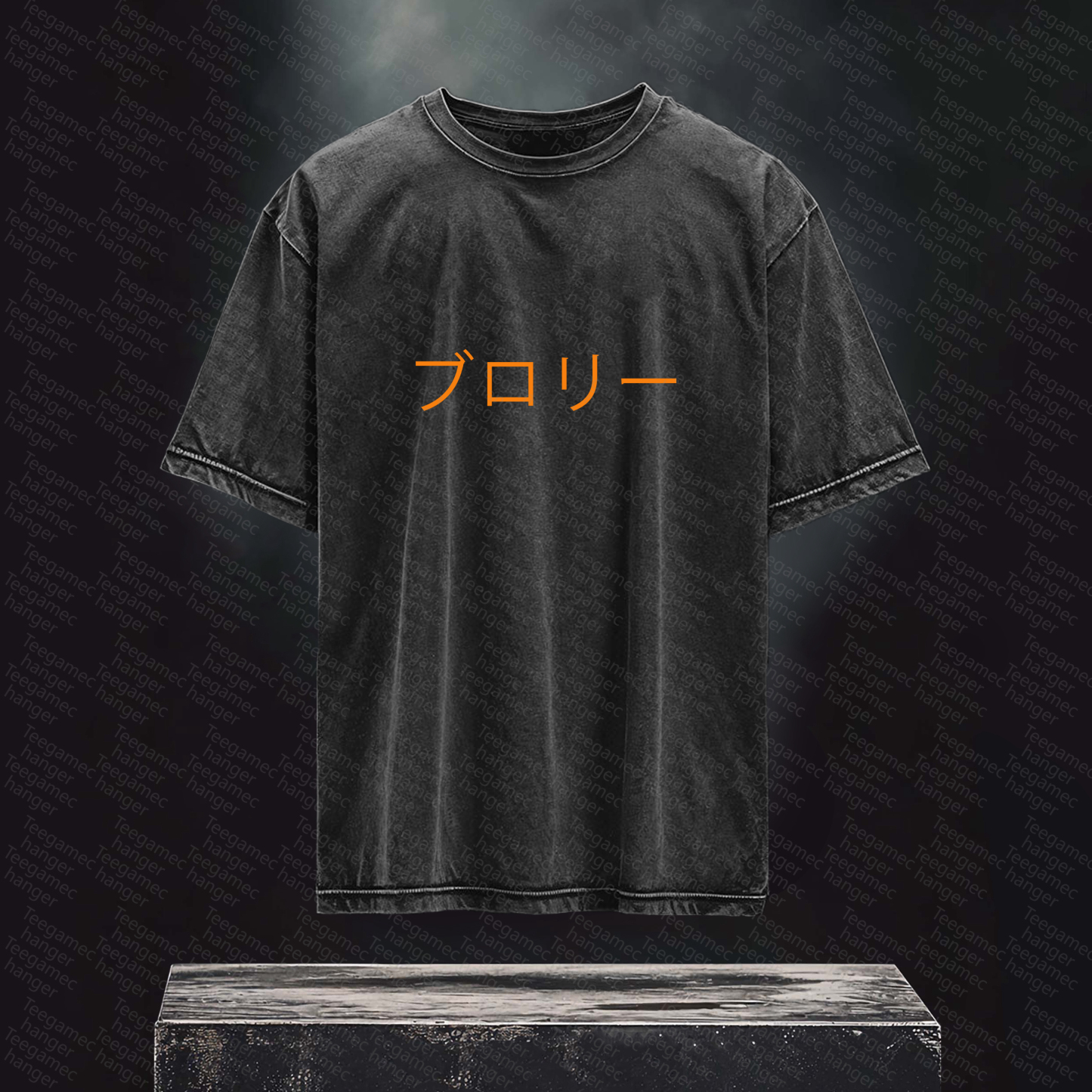 Unisex High Quality Inspired Vintage Washed 3D Direct Injection T-Shirt