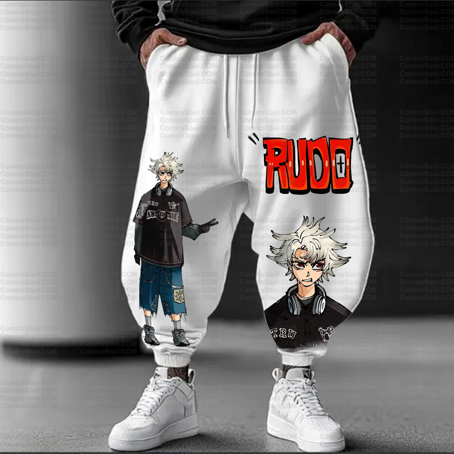 Unisex Anime Inspired Vintage Pants丨Demon Slayer X Pokémon