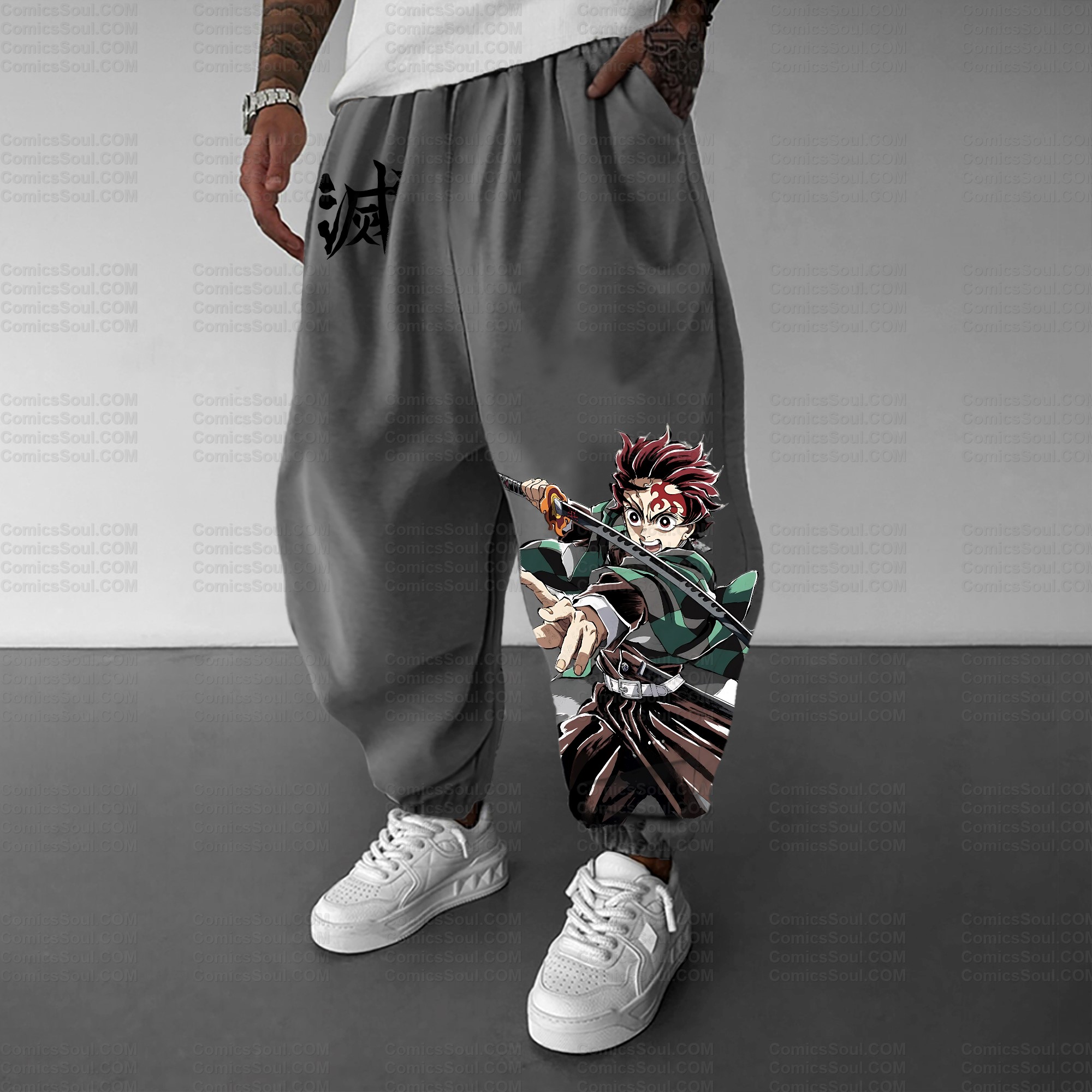 Unisex Anime Inspired Vintage Plush Pants