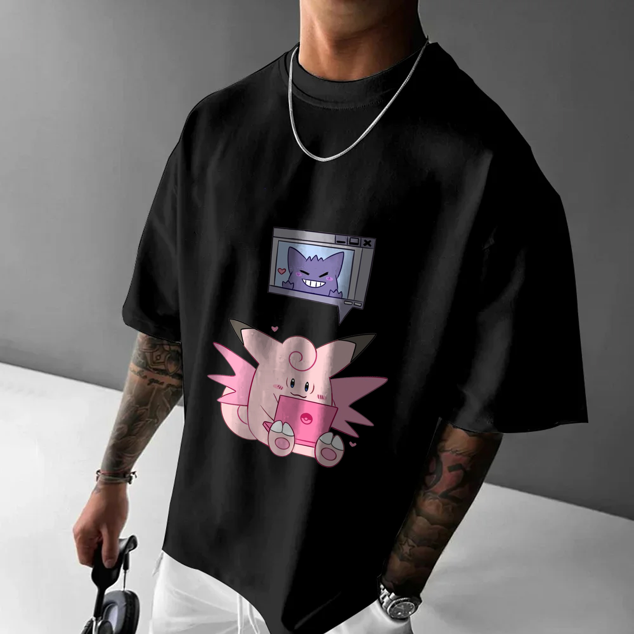 Unisex "Pokémon" Anime Inspired Vintage T-Shirt