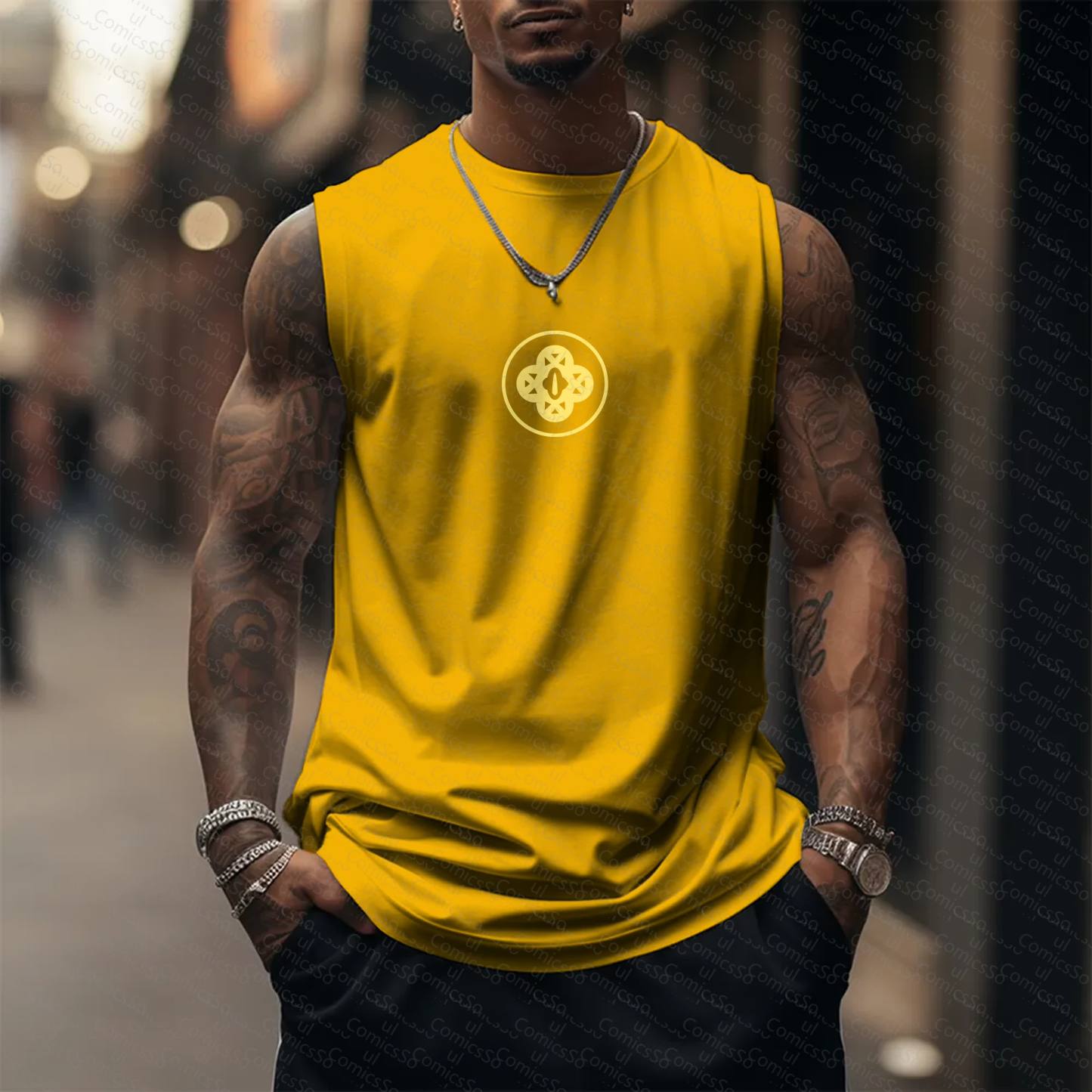 Unisex  “ Demon Slayer” Casual Anime  Tank Top