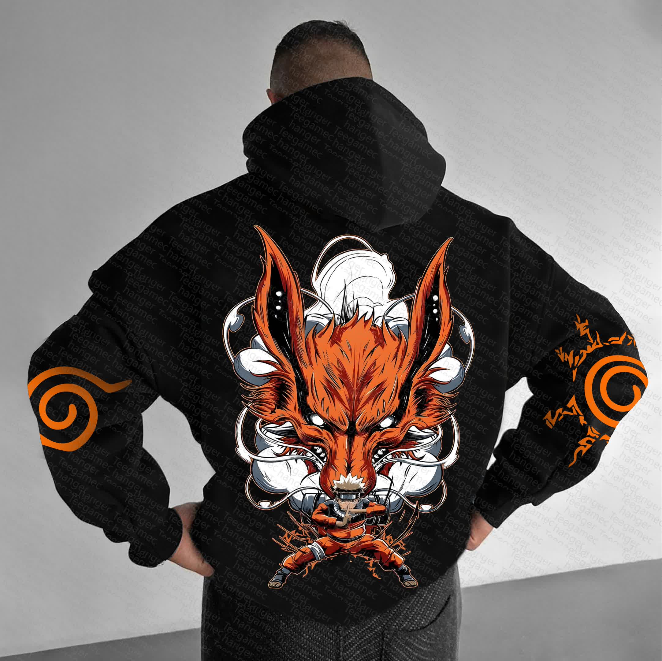 Unisex “NARUTO” Anime Graphic Streetwear Vintage Hoodie