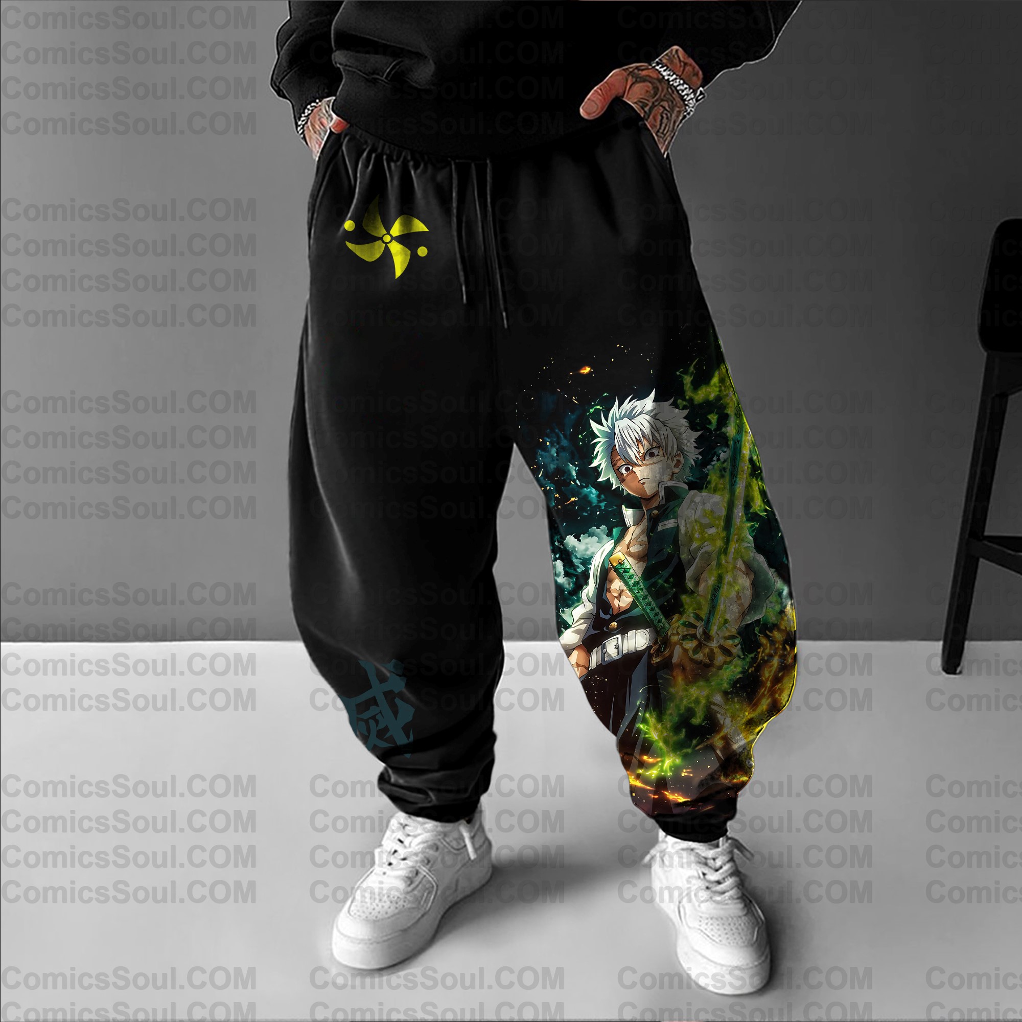 Unisex “  Demon slayer ” Casual Streetwear Pants