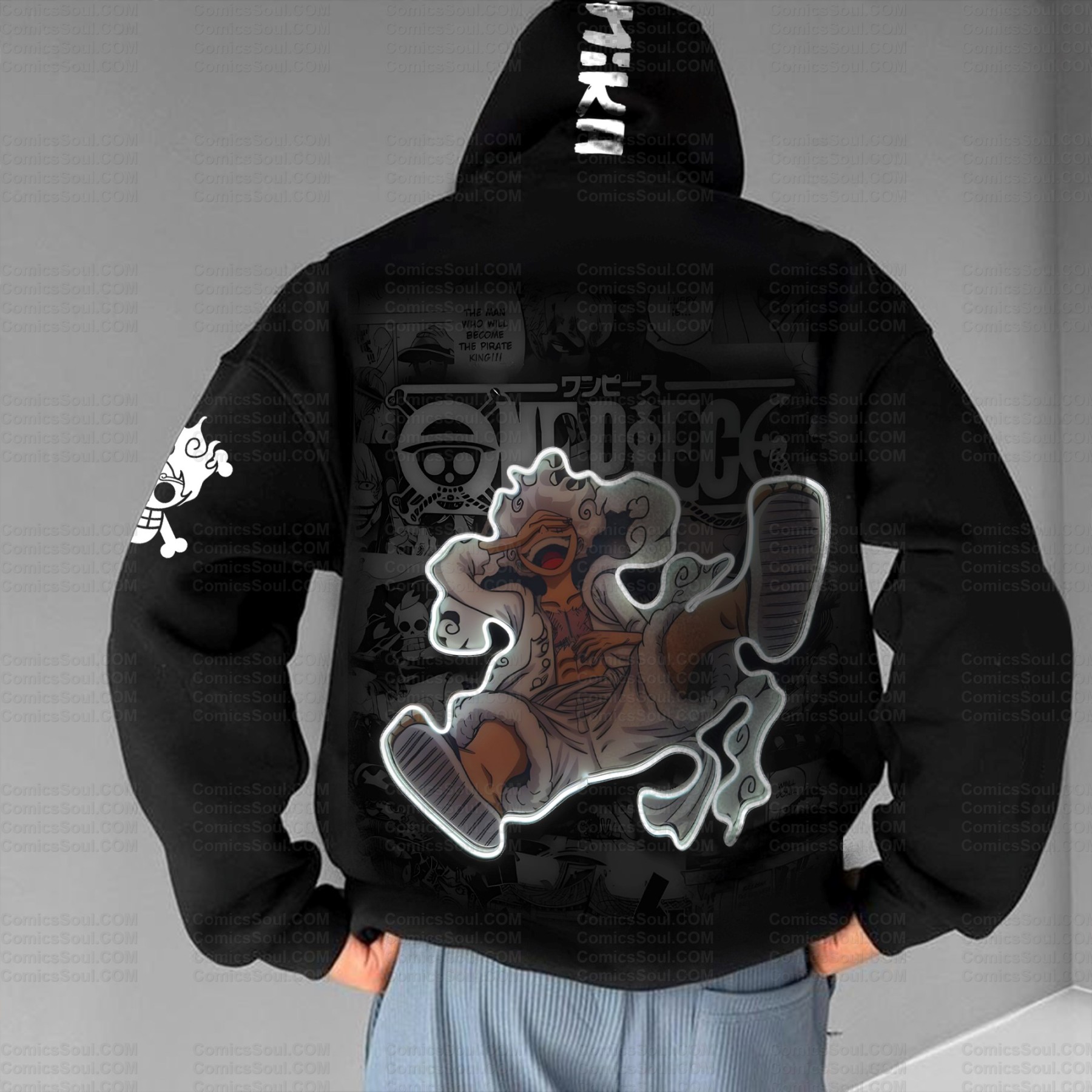 Unisex Graphic Streetwear Vintage Plush Hoodie