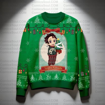 ChristmasPlus Velvet Unisex Anime Inspired Vintage Sweatshirt