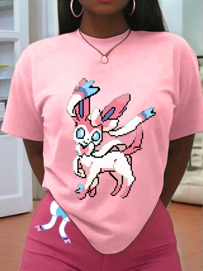 Unisex "Pokémon" Anime Inspired Vintage T-Shirt