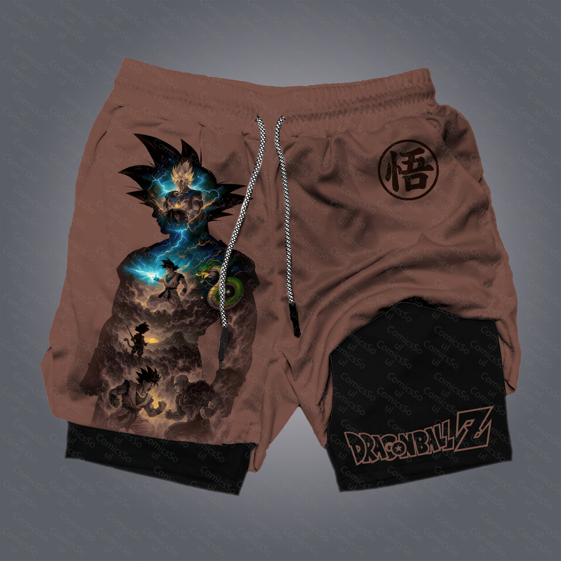 Unisex "Dragon Ball" Casual Anime Streetwear Shorts