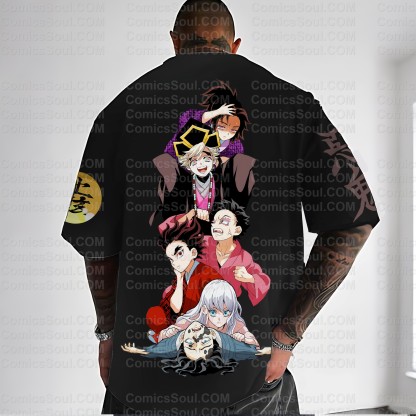 Unisex Anime Inspired Vintage T-Shirt| KNY