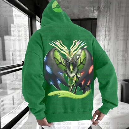 Unisex Anime Graphic Streetwear Wintage Plush Hoodie