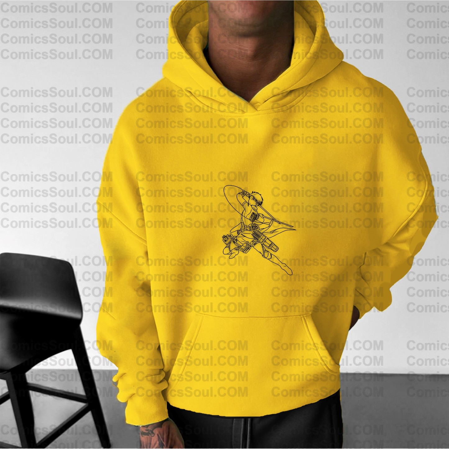 Unisex Anime Graphic Streetwear Wintage Plush Hoodie